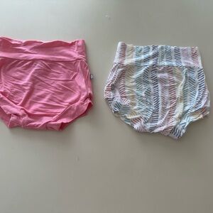 Kyte BABY Pink and Patterned Kids Bottoms